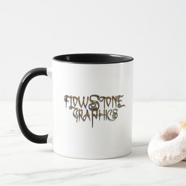 Flowstone Graphics Logo Mug (With Donut)