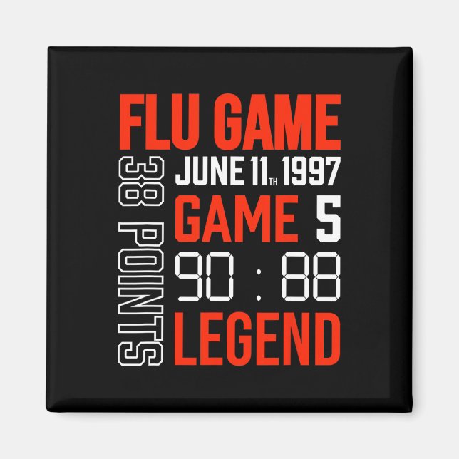 Flu Game Sketll Hiphop Street Fashion  Magnet (Front)