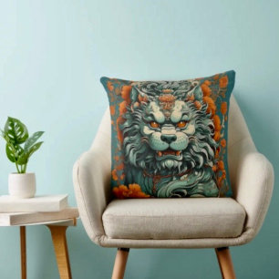 Flu Lion of Wisdom Cushion