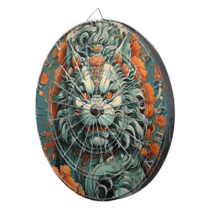 Flu Lion of Wisdom Dartboard 