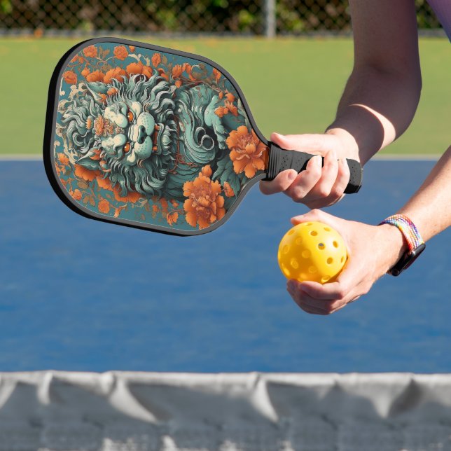 Flu Lion of Wisdom Pickleball Paddle (Insitu)