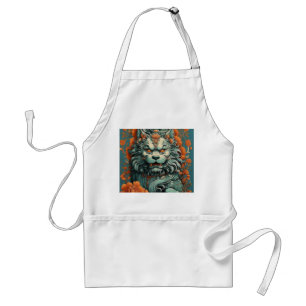 Flu Lion of Wisdom  Standard Apron