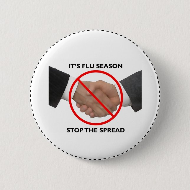 Flu Season Button (Front)