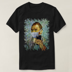 Flu Season Van Gogh Self Portrait With Mask Selfie T-Shirt