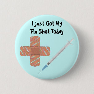 Flu Vaccine Button