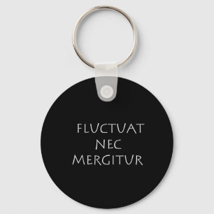 Fluctuat nec mergitur key ring