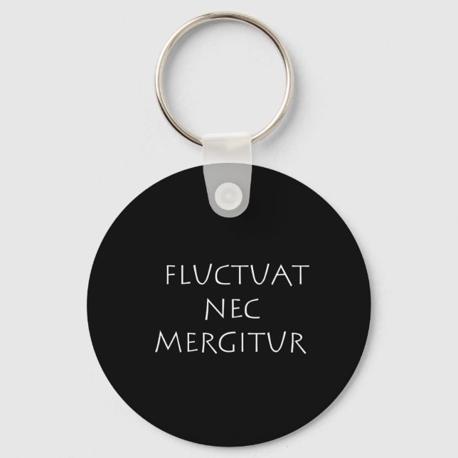Fluctuat nec mergitur key ring (Front)
