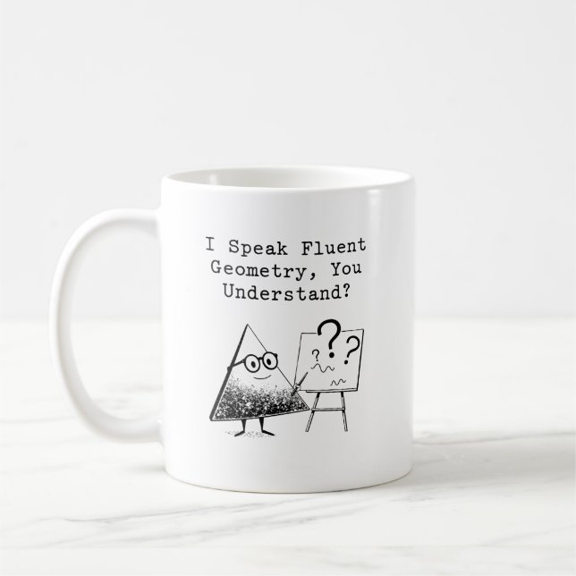 Fluent Geometry Speaker Math Wizard Smart Design Coffee Mug (Left)