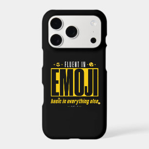 Fluent in Emoji iPhone 17 Pro Case Funny Emoji