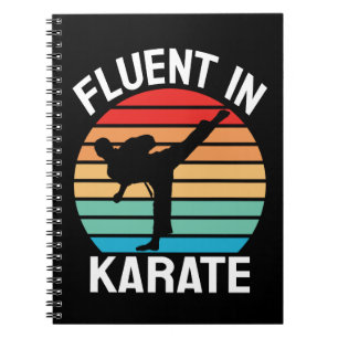 Fluent in Karate Funny Karate Notebook