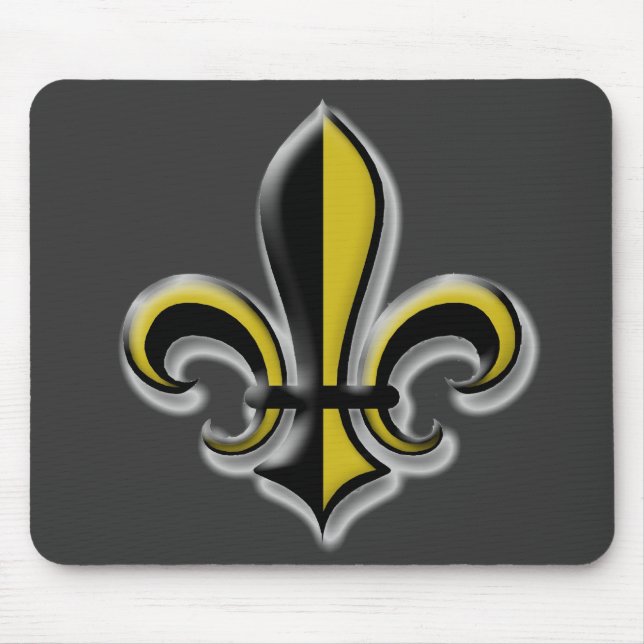 Fluer-De-Lis Mouse Pad (Front)