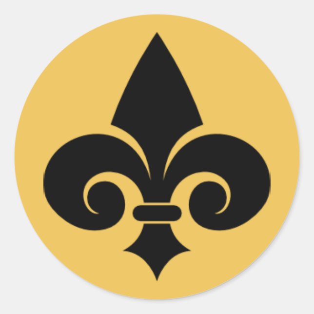Fluer De Lis Stickers (Front)