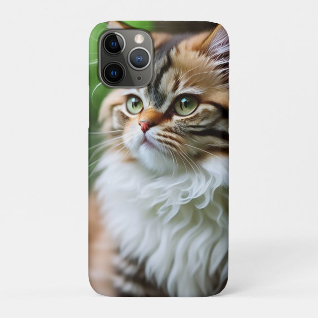 "Fluff and Cuddles: The Chubby Persian Cat" Case-Mate iPhone Case (Back)