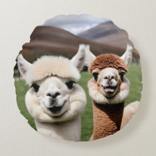 Fluff & Friendship Round Cushion