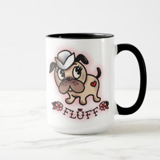 Fluff Monty the Sailor Pug Mug