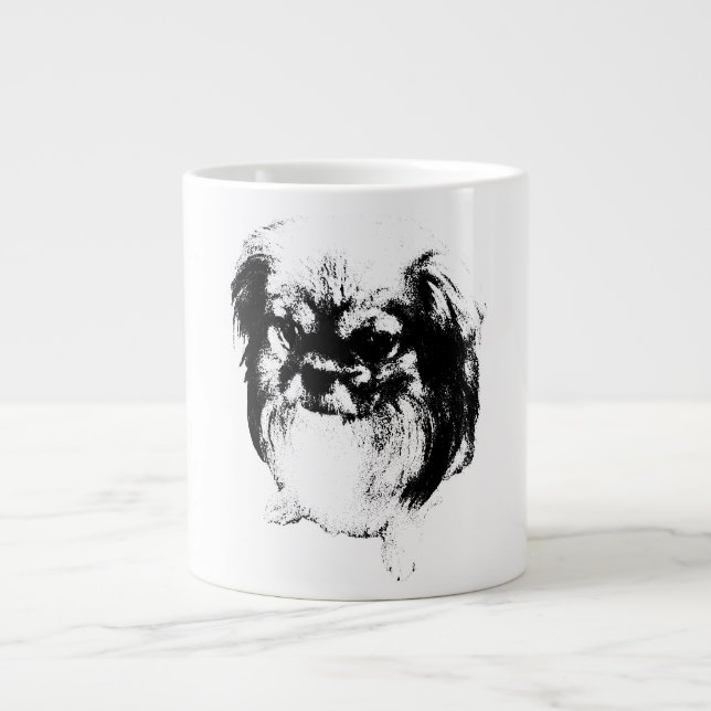 Fluff with Opinions Large Coffee Mug (Front)