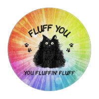 Fluff You You Fluffin Fluff Kitty Cat Cutting Boa