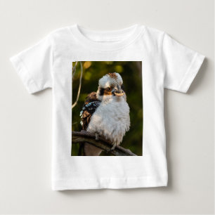 Fluffed up laughing kookaburra baby T-Shirt