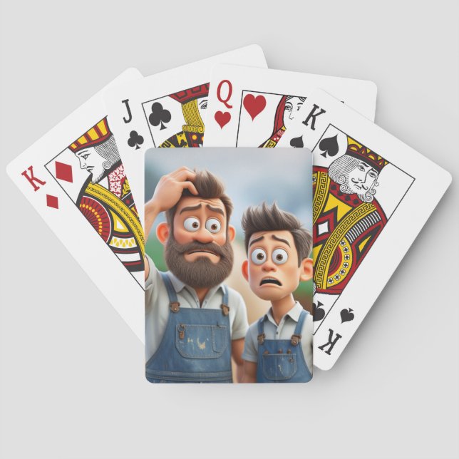 Fluffernook Farmers Playing Cards (Back)