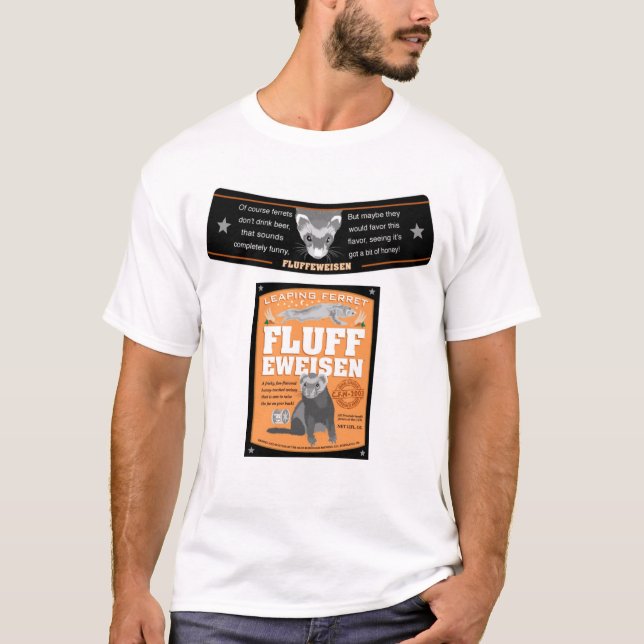 fluffeweisen label T-Shirt (Front)