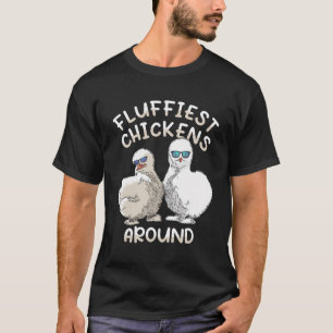 Fluffiest Chickens Around Cute Silkie Chicken Bree T-Shirt