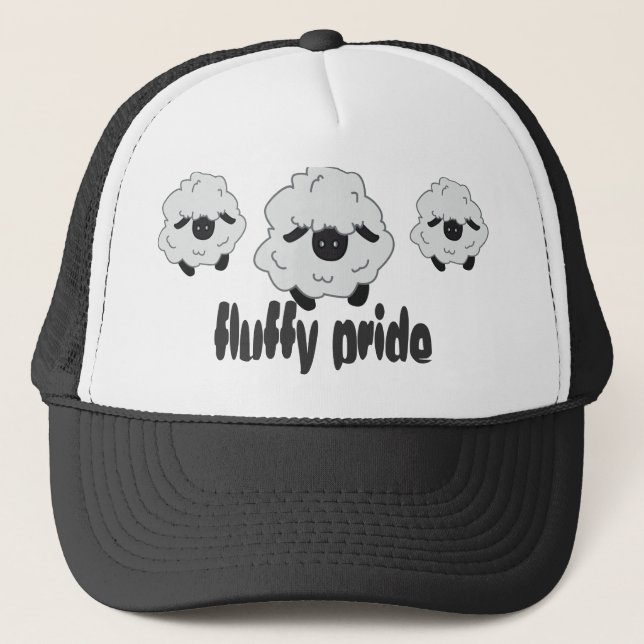 Fluffly Pride Trucker Hat (Front)