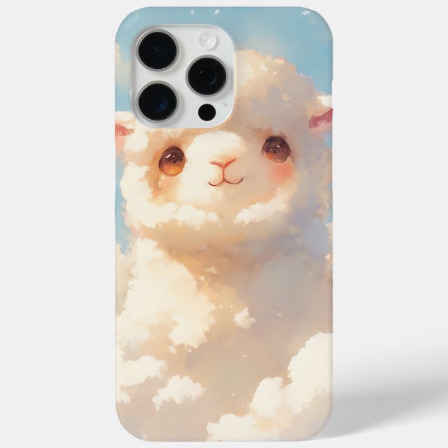 Fluffy Alpaca Dreams Case-Mate iPhone Case (Back)