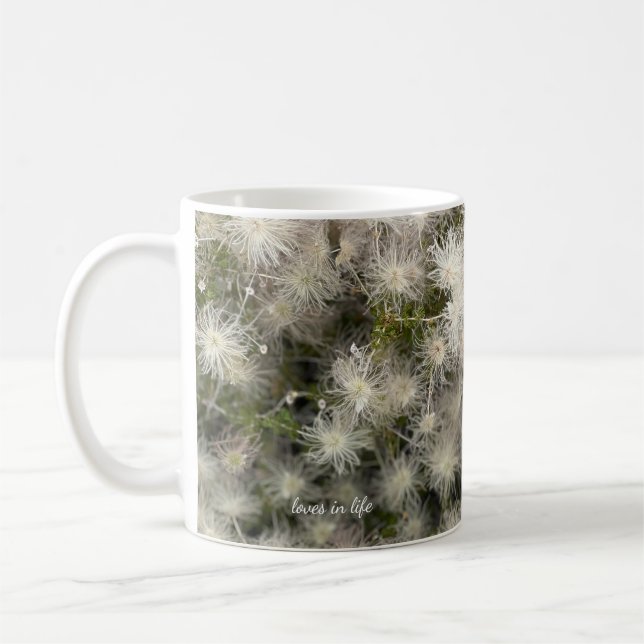 Fluffy Apache Plume Coffee Mug (Left)