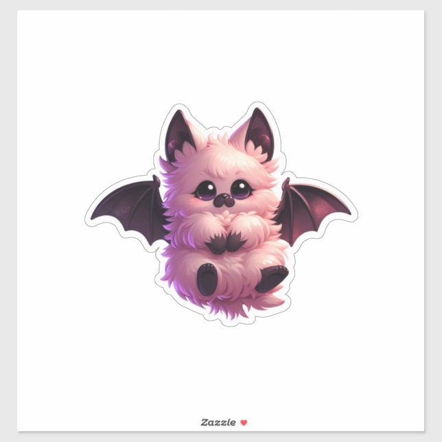 Fluffy baby bat ready for pinkaween ai art (Sheet)