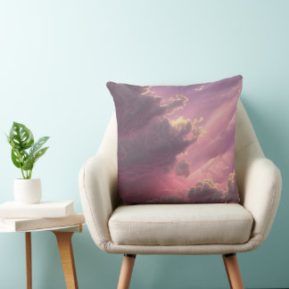Fluffy Bright Clouds Cushion