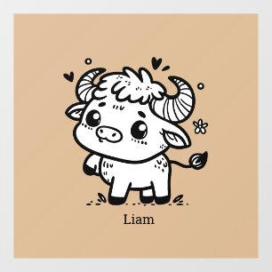 Fluffy Buffalo Baby - Kawaii Farm Animal