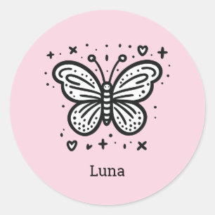 Fluffy Buffalo Baby - Kawaii Farm Animal Classic Round Sticker