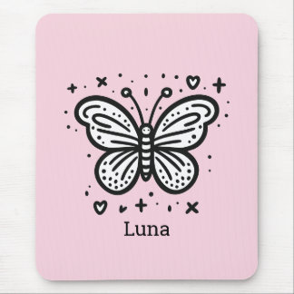 Fluffy Buffalo Baby - Kawaii Farm Animal Mouse Pad