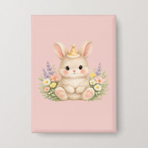 Fluffy Bunny Wildflower Design for Charming Garden