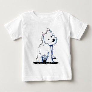 Fluffy Butt Westie Long Sleeve Toddler T-Shirt