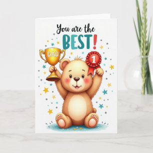 Fluffy Champ Fathers Day Card