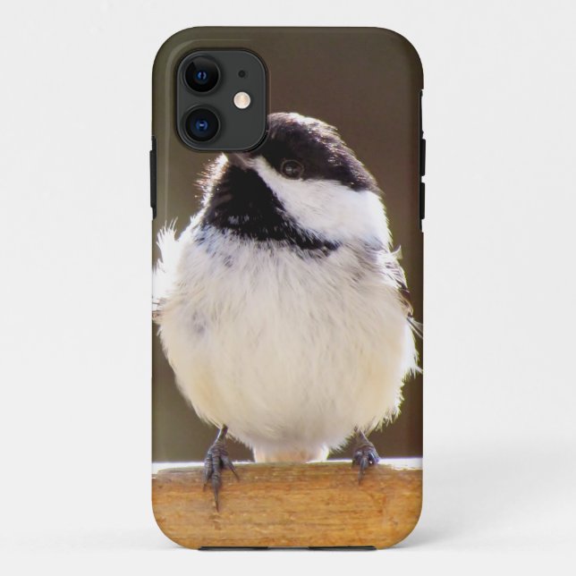 Fluffy chickadee iPhone 5 case (Back)
