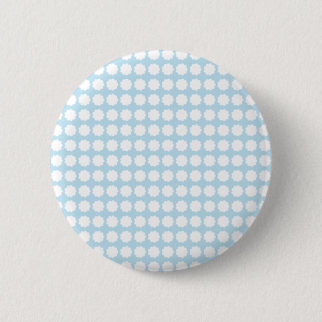 FLUFFY CLOUD BUTTON SKYBLUE (Front)