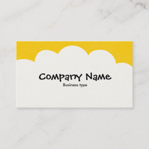 Fluffy Clouds - Amber Business Card