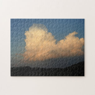 Fluffy Clouds in the Sky Photography Jigsaw Puzzle