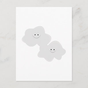Fluffy Clouds Postcard