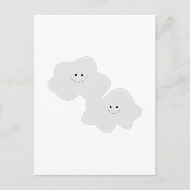 Fluffy Clouds Postcard (Front)
