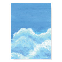 Fluffy Clouds Print, Value Poster Paper (Matte)
