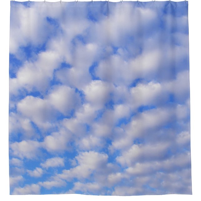 Fluffy Clouds Shower Curtain (Front)