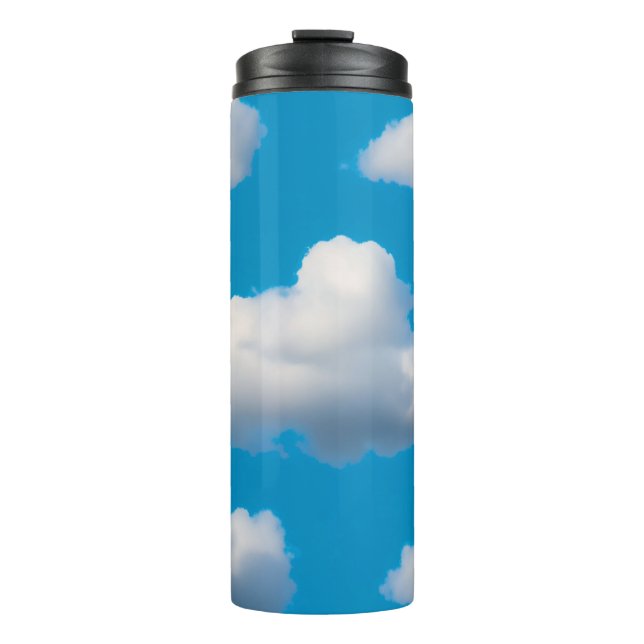 Fluffy Clouds Thermal Tumbler (Front)