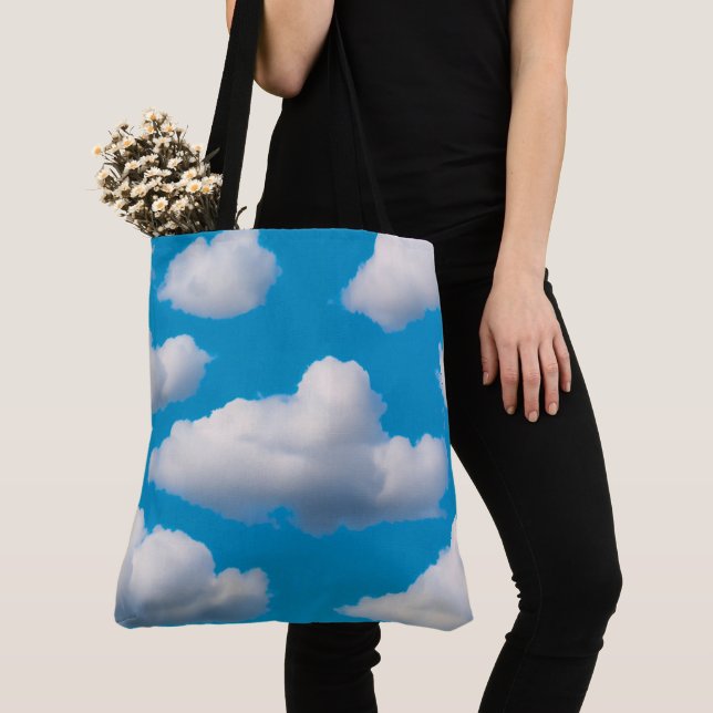 Fluffy Clouds Tote Bag (Close Up)