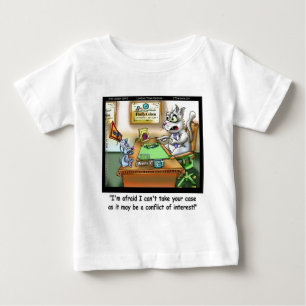 Fluffy Cohen Atty @Claw Funny Cat & Lawyer Baby T-Shirt