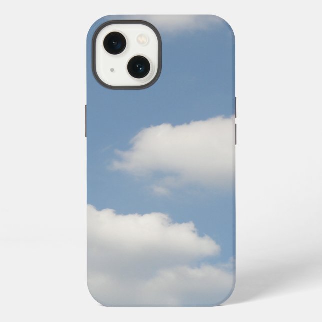 Fluffy Cumulus Clouds iPhone Case (Back)
