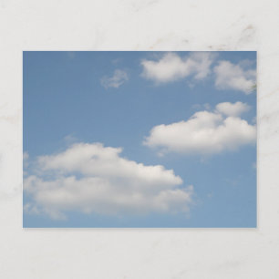 Fluffy Cumulus Clouds Postcard