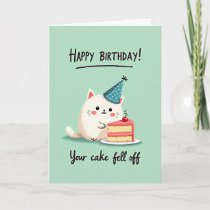 Fluffy Feline Party Card